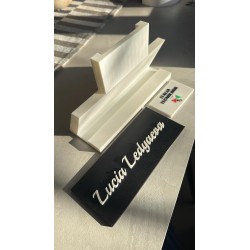 Targa con Nome, Cognome e Azienda per Ufficio
