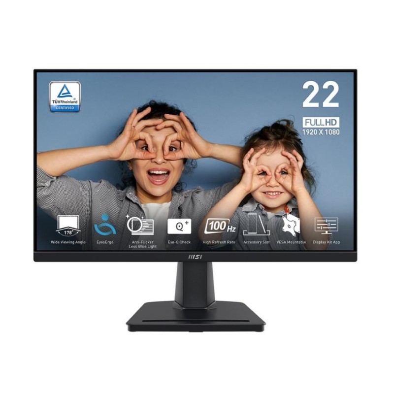 msi pro pro mp225 21.5 fhd hdmi d-sub black