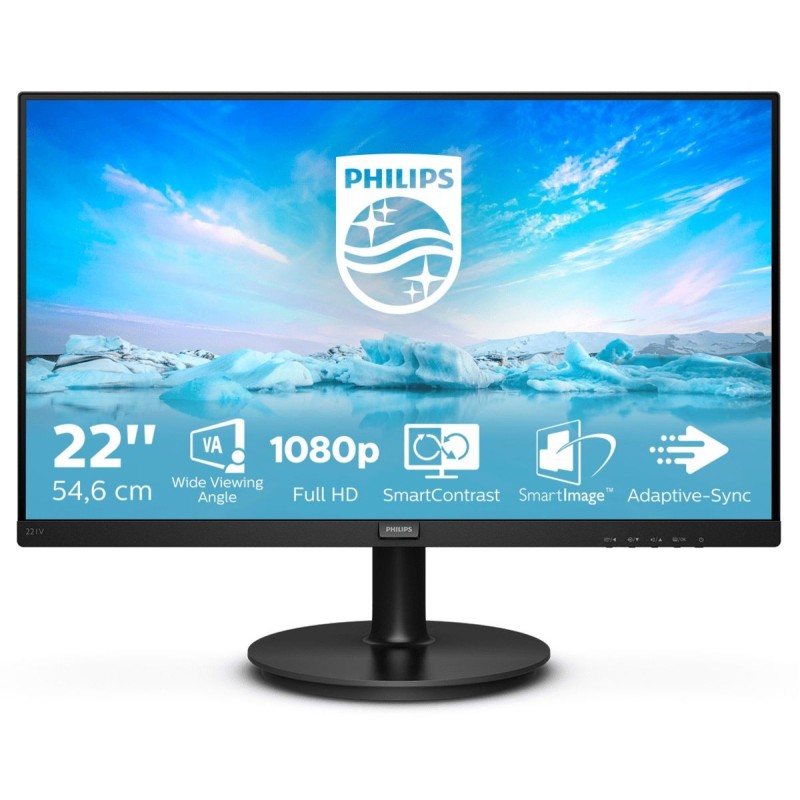Philips 21,5 va led 75 hz 1920*1080 hdmi vga 16:9,200cdm2