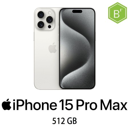 iphone 15 pro max 512gb white titanium/2y - b