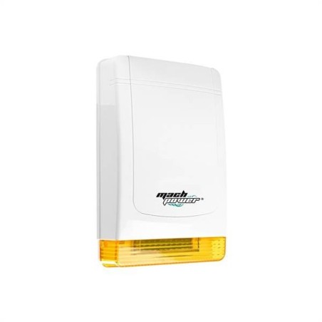 Sirena da esterno autoalimentata con lampeggiatore 100db