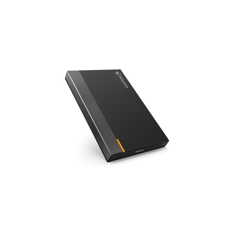 BOX EST X HD2.5" SATA ATLANTIS P012-SU366-B2 USB3.0 PLASTICA ABS LUCIDA NERO