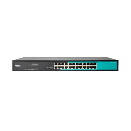 Switch 24 porte gigabit unmanaged, per armadi rack 19"