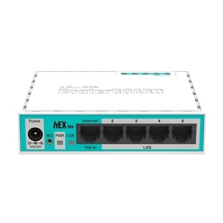 ROUTER MIKROTIK RB750R2 HEX LITE 5P. FAST 32MB