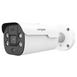 Longse Videocamera bullet Pro IP 5MP, con ottica da 3,6mm,IR fino a 40 metri, PoE, SD slot, microfono, audio