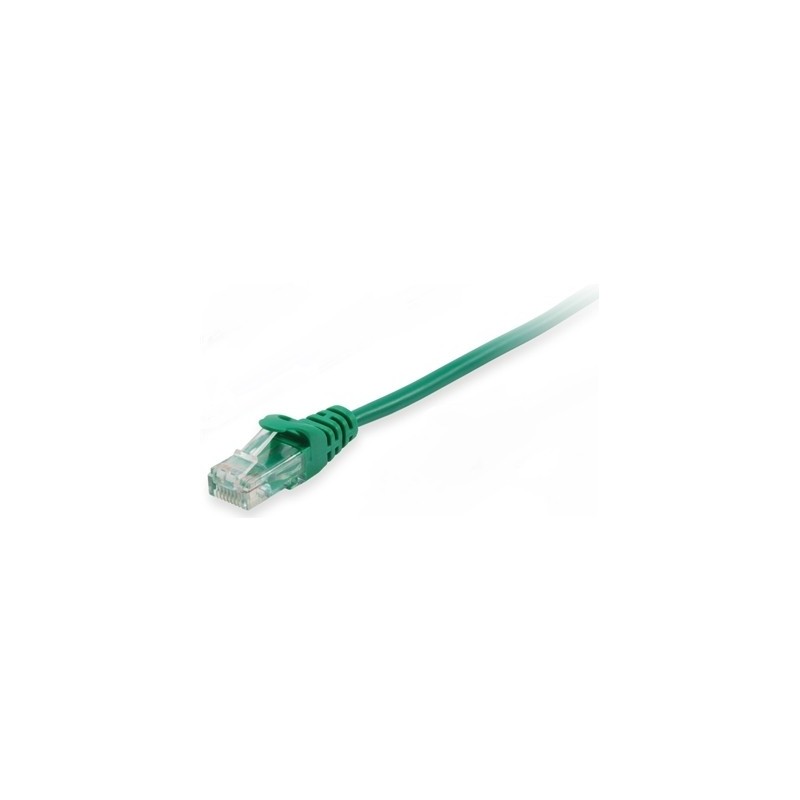 CAVO RETE CAT.6 U/UTP VERDE NON SCHERMATO 2MT EQUIP 625441