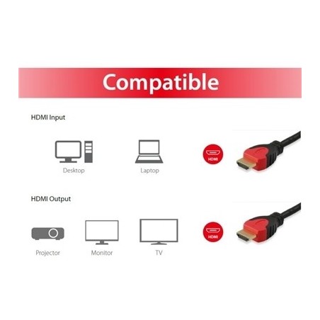 CAVO HDMI 2.0 EQUIP 119341 HQ M-M 1MT NERO