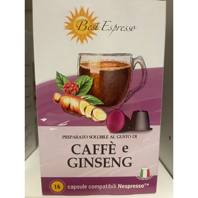 CAPSULE CAFFE' E GINSENG CAPSULE CAFFE' E GINSENG