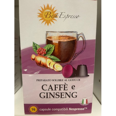 CAPSULE CAFFE' E GINSENG